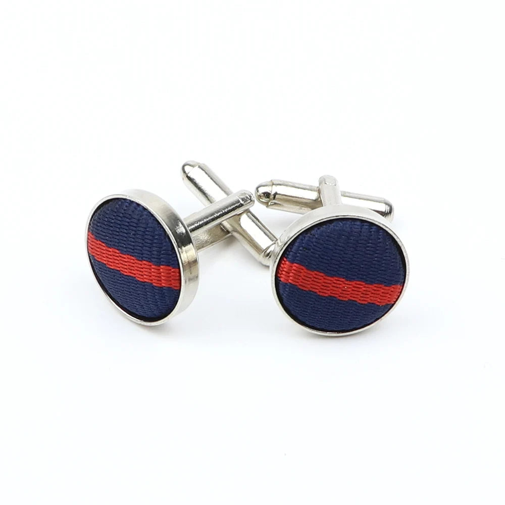 Boutons de manchette design à pois de haute qualité pour hommes, noir, rouge, mode, accessoires de chemise, ronds, neufs, bijoux, cadeau, vente en gros