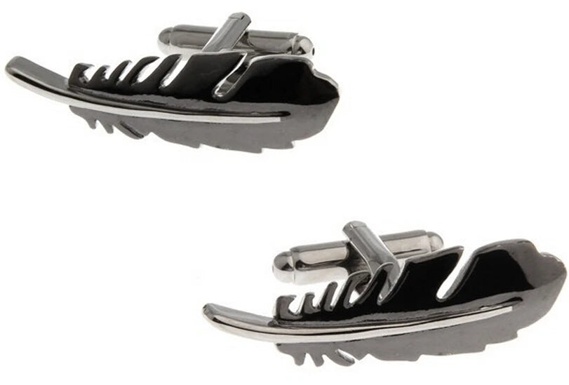 Boutons de manchette noirs pour hommes, en laiton de qualité, divers modèles vintage, vente en gros et au détail.