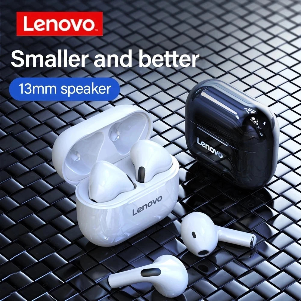 Écouteurs sans fil Lenovo LP40 d'origine TWS Bluetooth Écouteurs de sport à commande tactile Casque stéréo pour téléphone Android