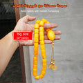 Tasbih au design turc 33 45 51 66 99 Perles de résine couleur ambre misbaha de haute qualité Bracelets islamiques pour homme cadeau Eid chapelet