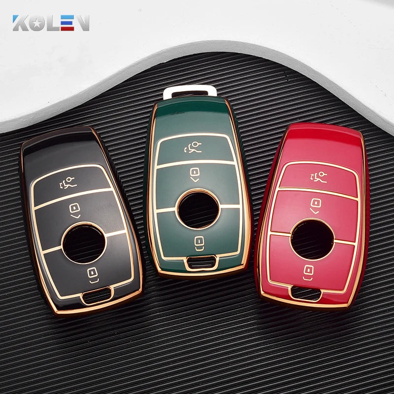 Étui de protection pour clé de voiture à distance en TPU Mode pour Mercedes Benz Classe A C E S G GLC CLE CLA GLB GLS W177 W205 W213 W222 X167 AMG