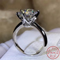 Solitaire 1,5 carat diamant de laboratoire bague en or 24K originale en argent sterling 925, bagues de fiançailles et de mariage pour femmes, bijoux de mariée