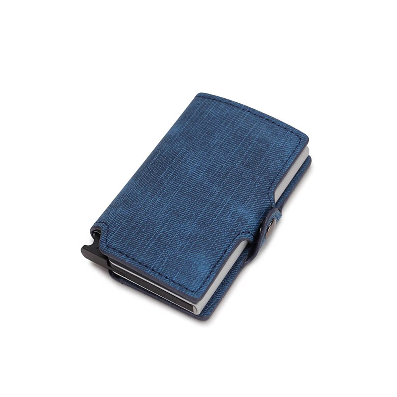 Porte-cartes en cuir RFID pour femmes, couleur unie, vintage, court, avec fermoir, pour dames et jeunes filles, rose, pochette