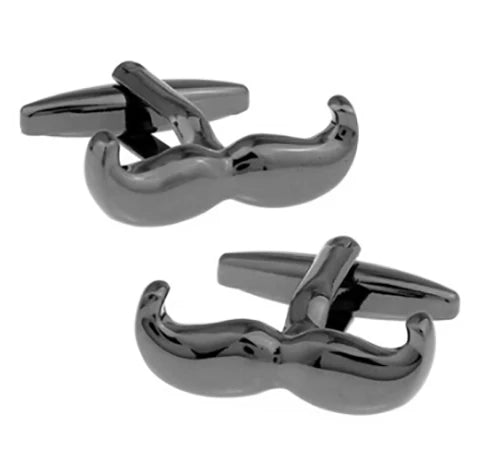 Boutons de manchette noirs pour hommes, en laiton de qualité, divers modèles vintage, vente en gros et au détail.