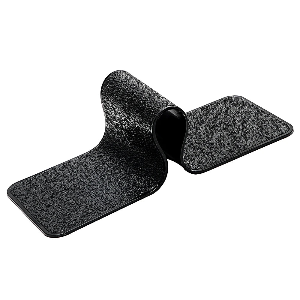 Grand long tableau de bord de voiture tapis collant antidérapant en cuir PU tapis de gel magique antidérapant style de voiture pour téléphone clé GPS support de tablette
