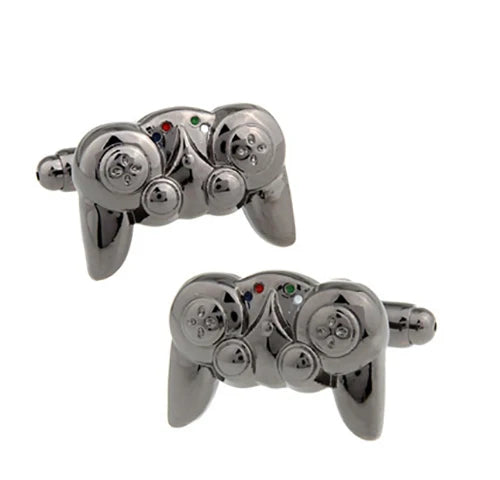 Boutons de manchette noirs pour hommes, en laiton de qualité, divers modèles vintage, vente en gros et au détail.