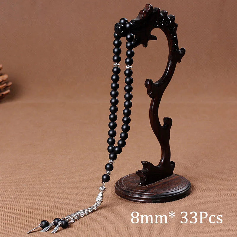 Islamic Tasbih Muslim Rosary Beads 33 Prayer Rosary For Men Bracelet For Men Accessory Natural Stone Agates Handmade Turkey