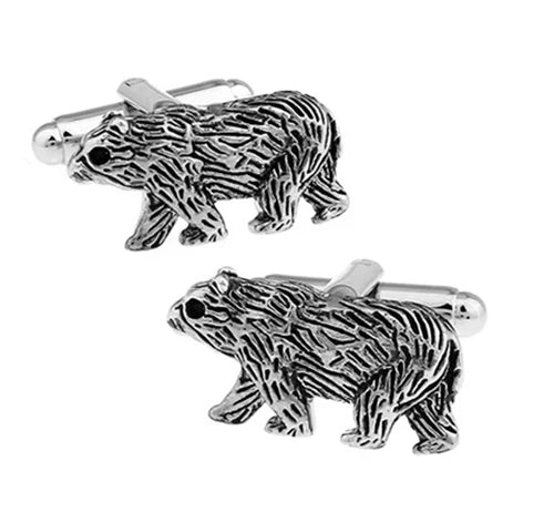 Boutons de manchette noirs pour hommes, en laiton de qualité, divers modèles vintage, vente en gros et au détail.
