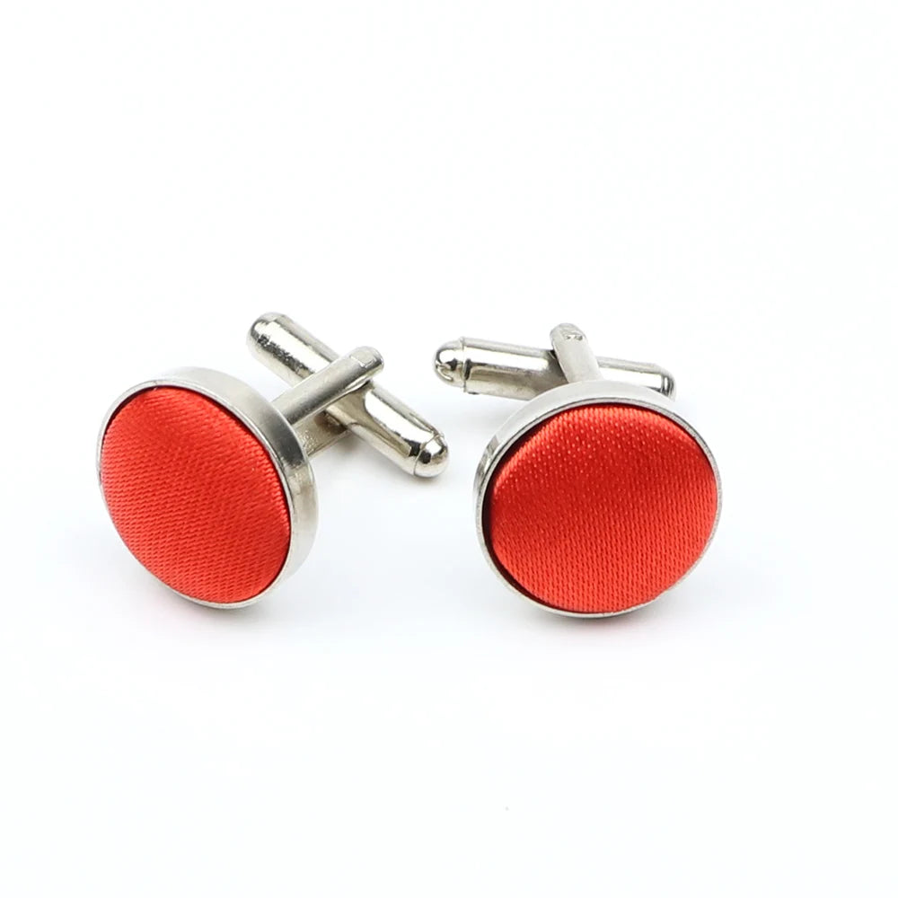 Boutons de manchette design à pois de haute qualité pour hommes, noir, rouge, mode, accessoires de chemise, ronds, neufs, bijoux, cadeau, vente en gros