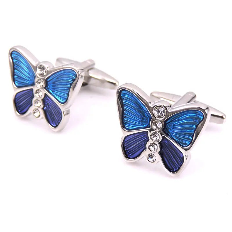C-MAN Luxury shirt Black cufflink for mens Brand cuff buttons cuff links High Quality Silvery abotoaduras Jewelry