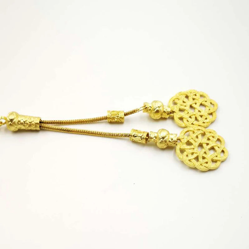 Ramadan gift misbaha Real insect Tasbih Golden Kazaz Tassel 33 prayer beads Rosary Man's Islamic Turkish Resin fashion Bracelets