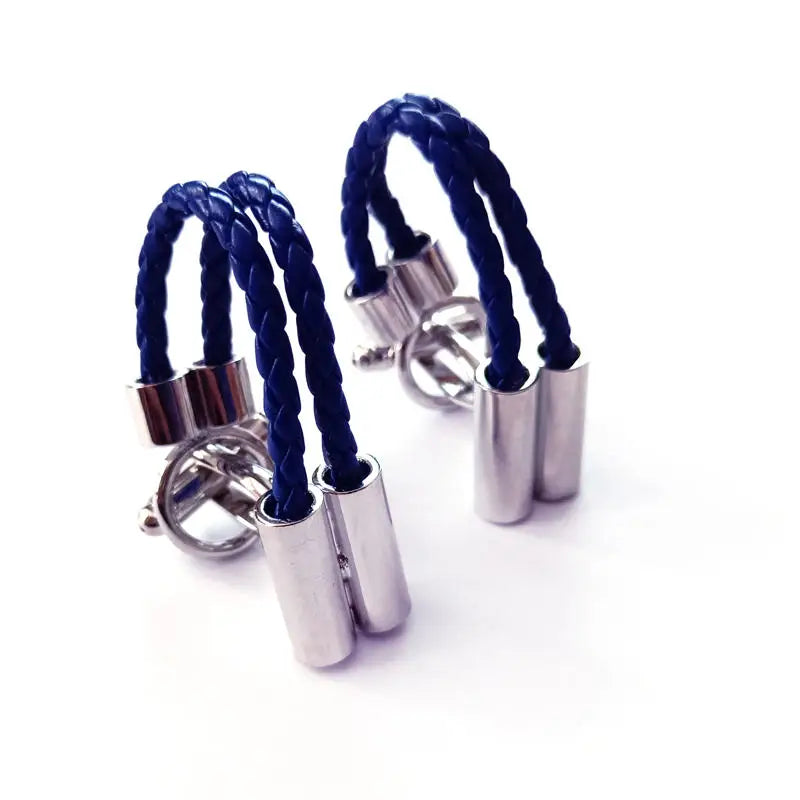 Bouton de manchette de luxe C-MAN noir pour hommes Boutons de manchette de marque Boutons de manchette de haute qualité argentés abotoaduras Bijoux