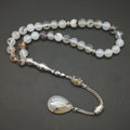 Natural agates stone Tasbih 33 66 99beads Islamic Luxurious rosary men Muslim misbaha gemstone prayer beads bracelets Eid gift