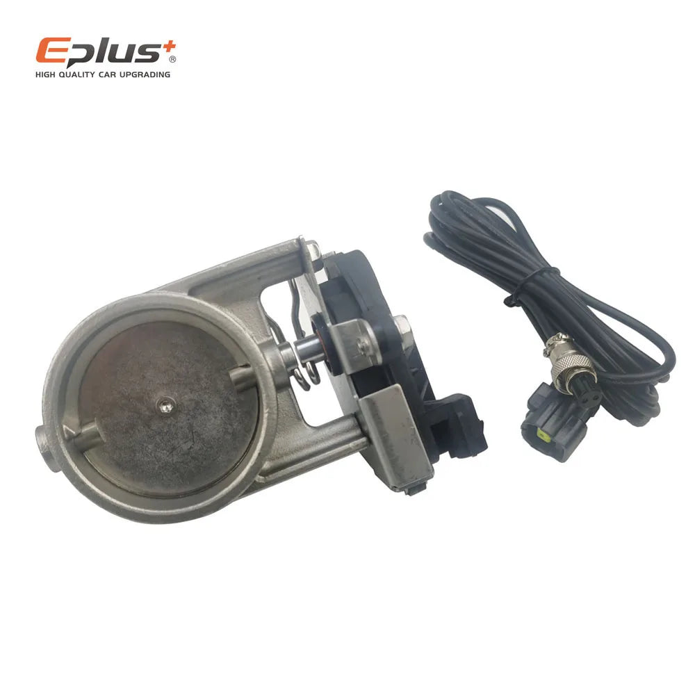 EPLUS Car Exhaust Pipe Valve Electric Kit Universal Multi-angle Mode 51 63 76MM Controller Device Remote Kit