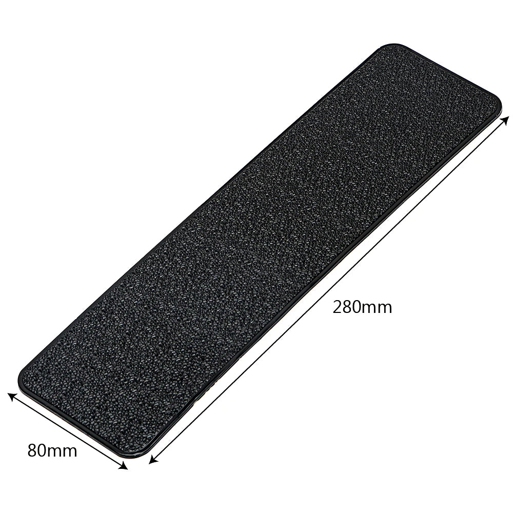 Grand long tableau de bord de voiture tapis collant antidérapant en cuir PU tapis de gel magique antidérapant style de voiture pour téléphone clé GPS support de tablette