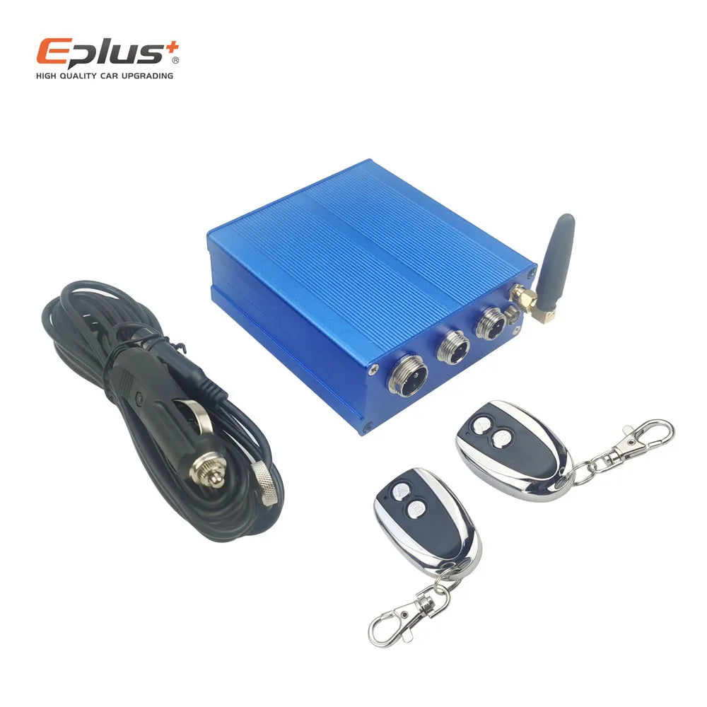 EPLUS Car Exhaust Pipe Valve Electric Kit Universal Multi-angle Mode 51 63 76MM Controller Device Remote Kit