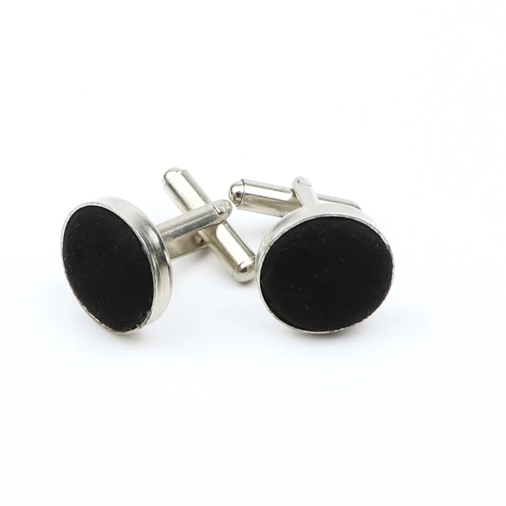 Boutons de manchette design à pois de haute qualité pour hommes, noir, rouge, mode, accessoires de chemise, ronds, neufs, bijoux, cadeau, vente en gros