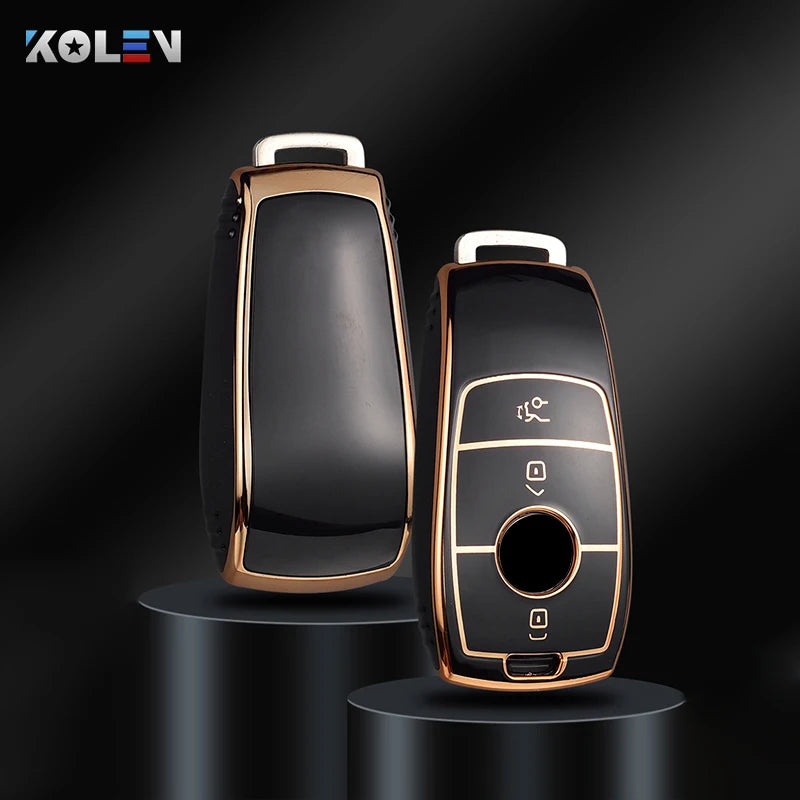 Étui de protection pour clé de voiture à distance en TPU Mode pour Mercedes Benz Classe A C E S G GLC CLE CLA GLB GLS W177 W205 W213 W222 X167 AMG