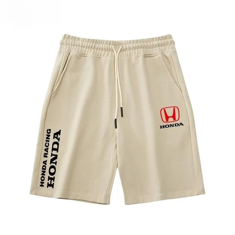 Shorts d'été 2025 cyclisme Nouveau survêtement tendance Honda Shorts pour hommes et femmes Motard Shorts cinq poches HRC