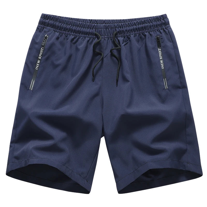 Nouveau short d'été pour homme, short de sport de gym, course, fitness, entraînement, homme, respirant, séchage rapide, cordon de serrage, short pour homme, noir