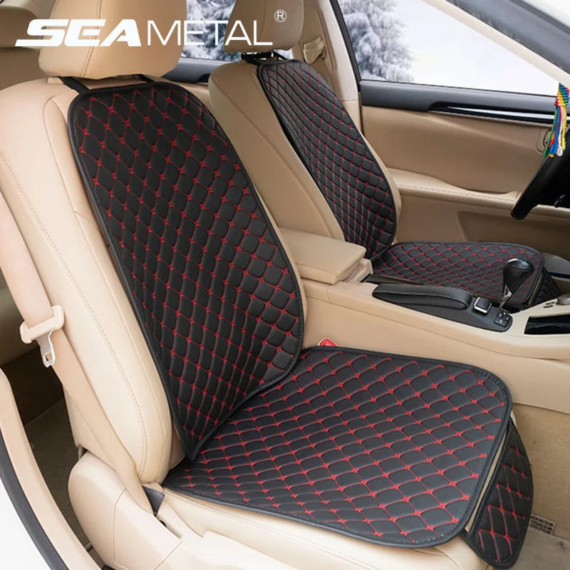 Housse de siège de voiture en cuir PU SEAMETAL, protecteur de siège avant arrière de voiture, coussins étanches pour dossier, quatre saisons pour accessoires automobiles