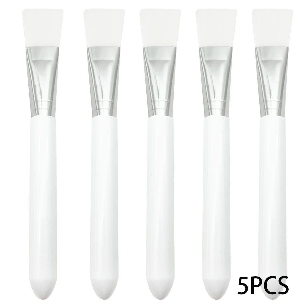 3/5/15 Pcs Brosse Masque Facial Applicateur de Masque Transparent Pinceaux de Maquillage pour Femmes Filles Esthéticienne Masque Facial Outils de Bricolage