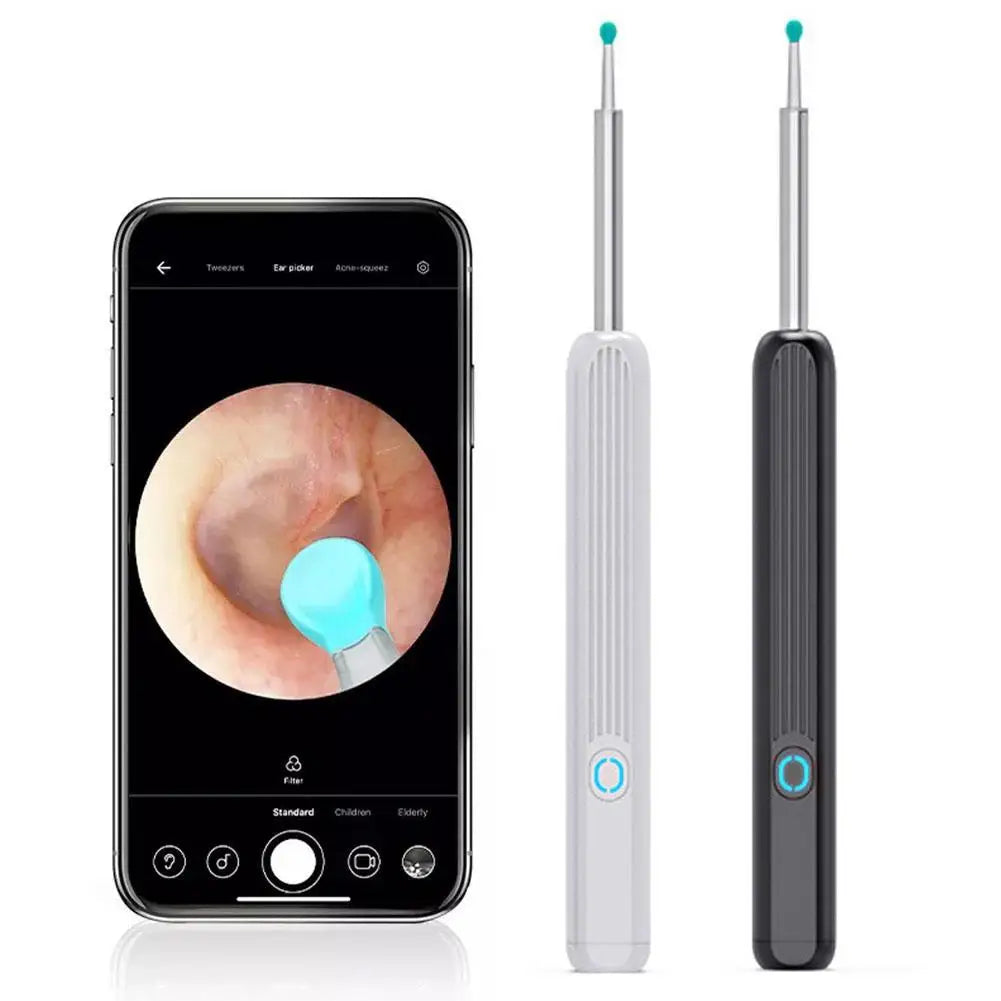 Tête de rechange pour cure-oreille  Nettoyeur de cérumen transparent  Cure-oreille intelligent  Remplacement  Nettoyeur d'oreille visuel