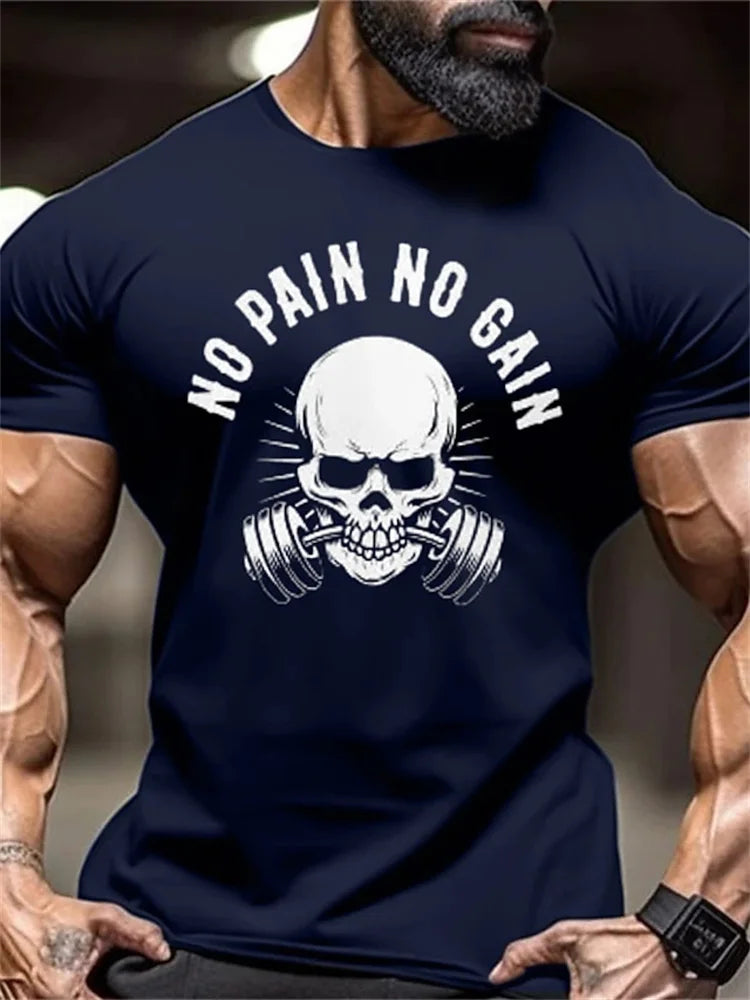 Nouveau T-shirt de Fitness pour Homme, Maillot de Sport Féroce pour la Gym, Haut à Manches Courtes à Séchage Rapide, Col Rond, Vêtements d'Entraînement de Compétition de Fitness