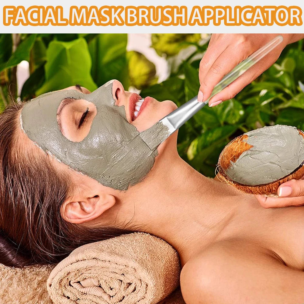 3/5/15pcs Facial Mask Brush Transparent Face Mask Applicator Makeup Brushes For Women Girls Esthetician Facial Mask DIY Tools