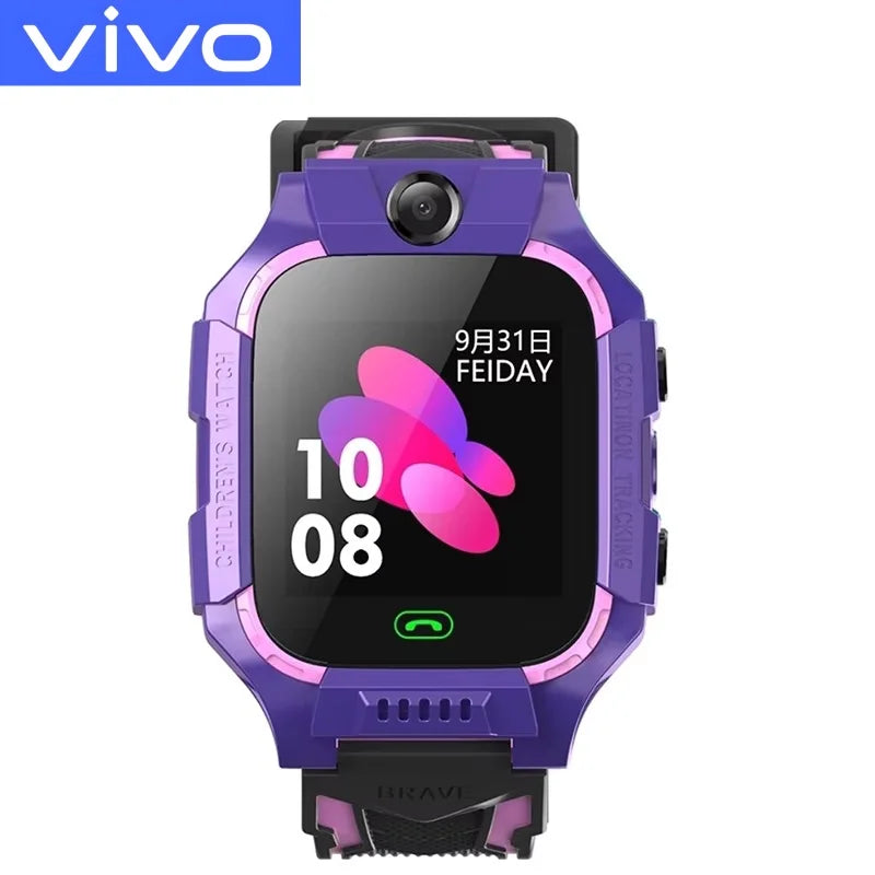 VIVO Q19 Children Kids Smart Watch SOS Phone Call Location Tracker Anti-Lost Camera Touch Screen Waterproof Student Wristwatch