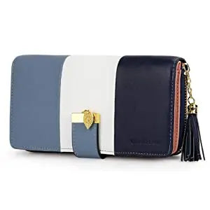 Portefeuilles zippés tendance dernier modèle, grands sacs à main pour femmes, porte-monnaie, portefeuille en cuir PU à 9 emplacements pour cartes