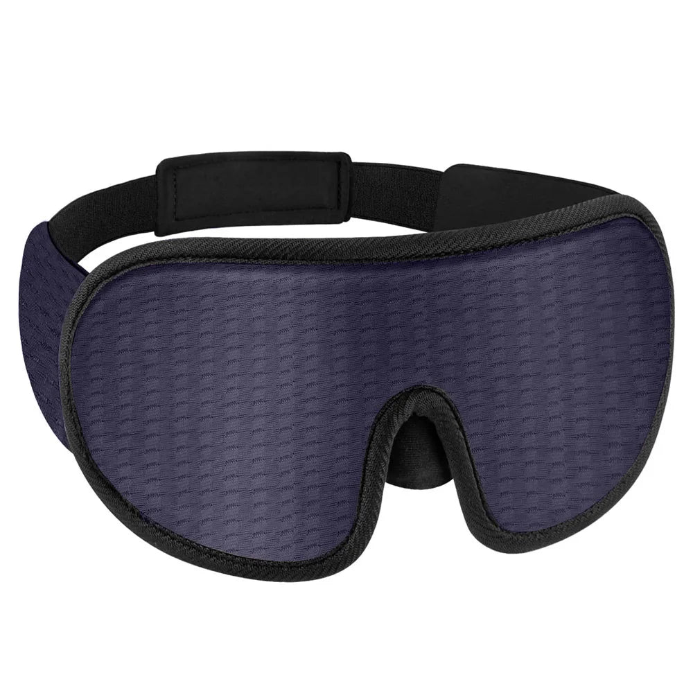 Masque de sommeil oculaire 3D Contour adapté aux dormeurs latéraux -100% Occultant Doux et sans stress - Convient pour les siestes de voyage et le yoga