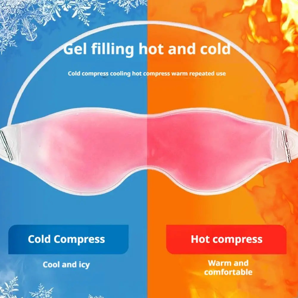 Gel Cooling Eye Mask, Cold Eye Mask for Hot Cold Treatment for Eye Strain, Eye Swelling, Eye Redness, Puffy Eyes, Dark Circles