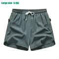 Summer New High Quality Men's 3/4 Shorts Thin Comfortable Breathable Sweat-absorbing Quick Drying Sports Fitness Shorts