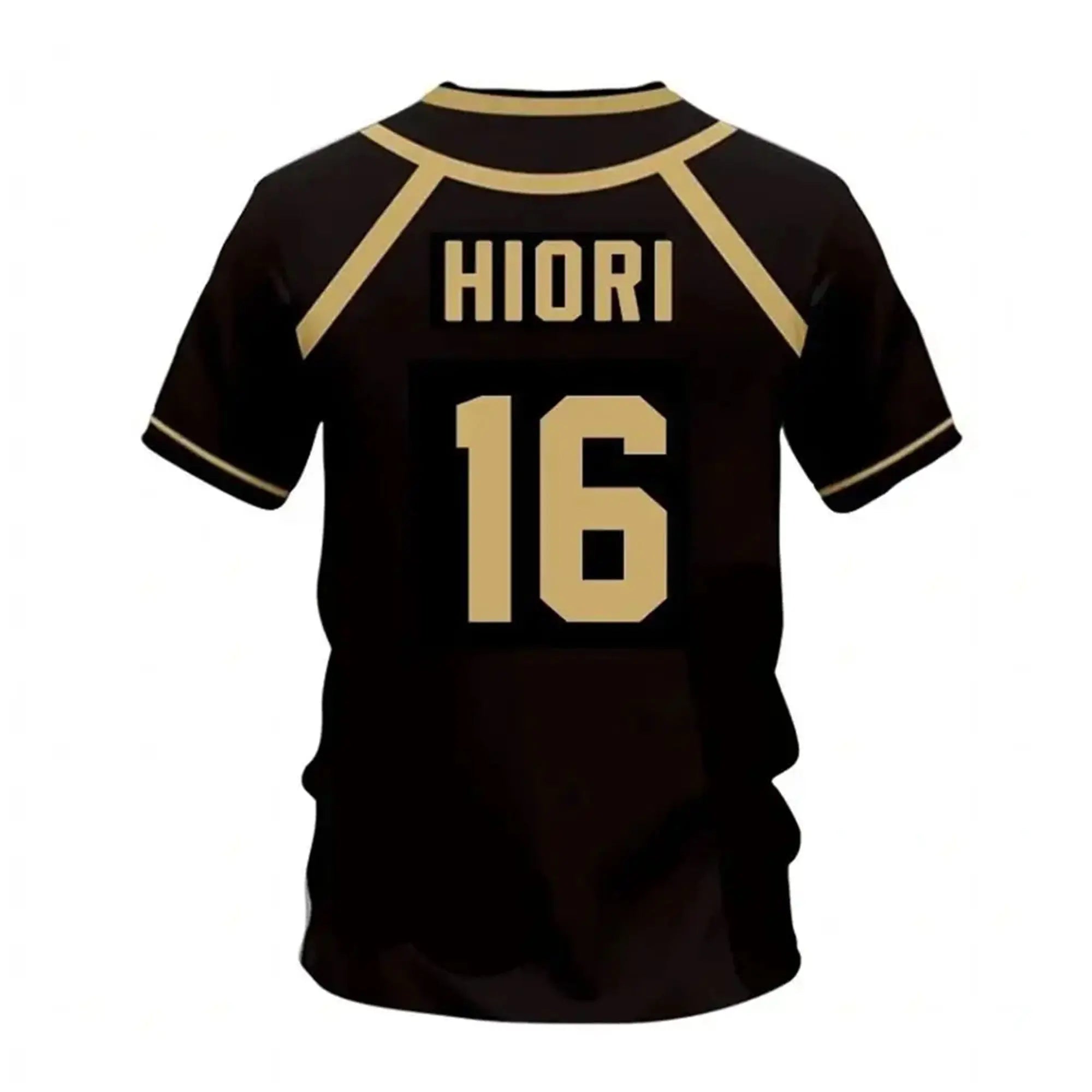 Maillot Futsal Motif VI Réplique Blue Lock Anime Bastard Munich T-shirt Homme/Femme Été Décontracté Sportif