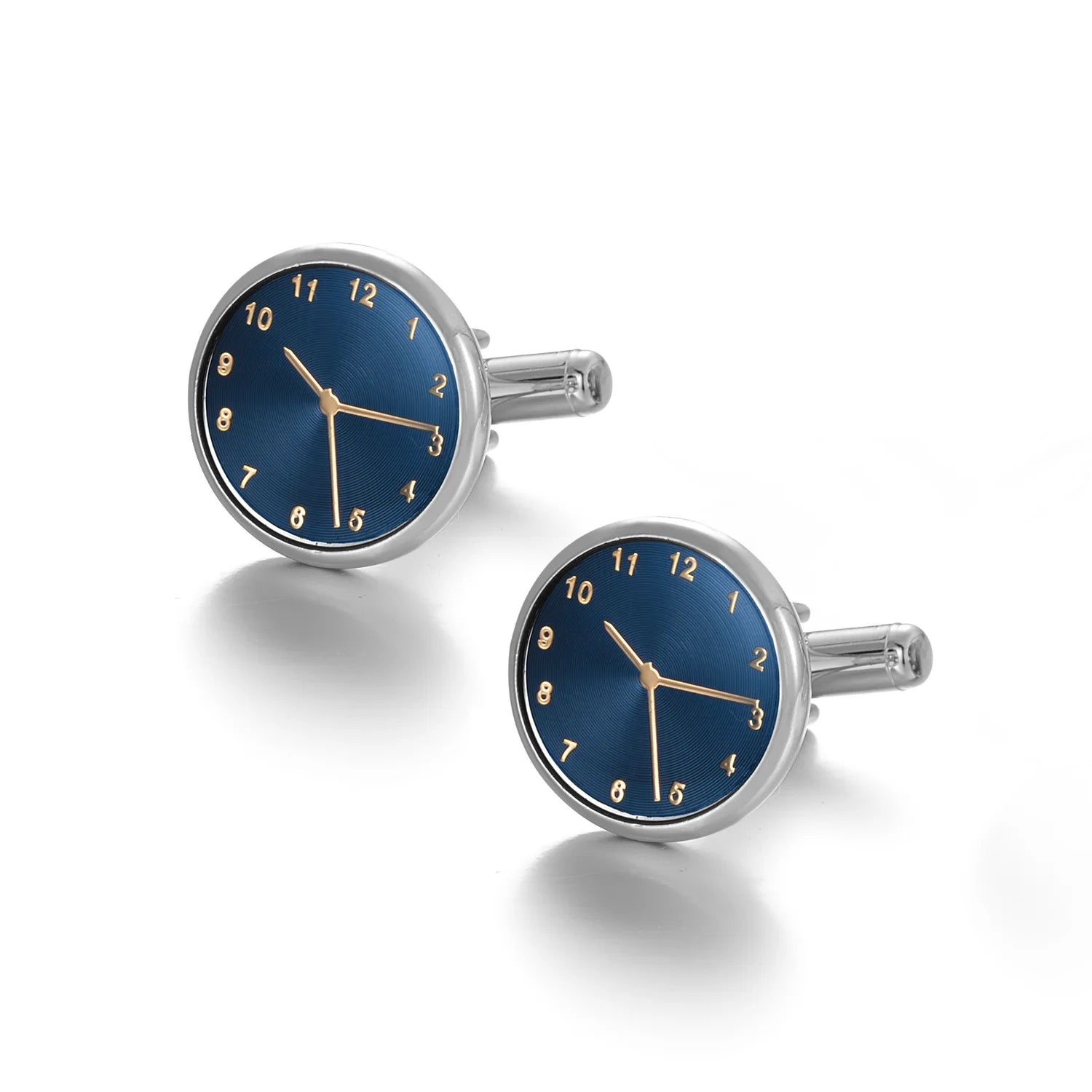 Boutons de manchette homme en cuivre pour hommes de luxe, cadeaux d'invités de mariage, bijoux de mode ronds carrés, boutons de manchette et pince à cravate pour hommes