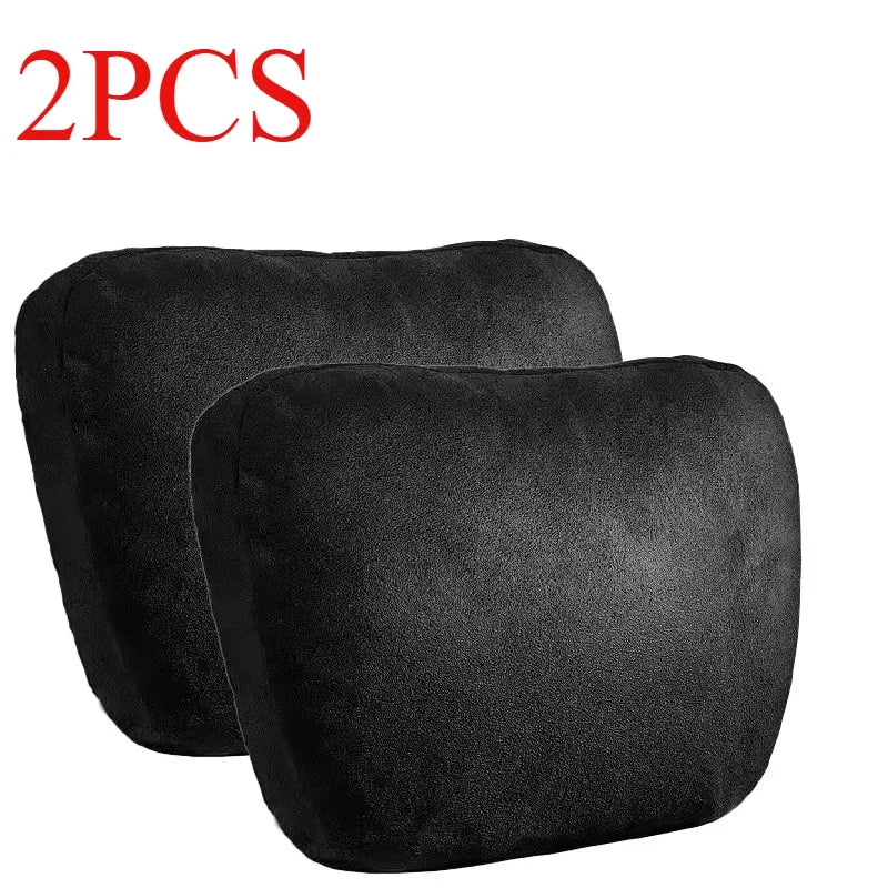 2 coussins d'appui-tête de voiture / Coussin de soutien cervical de siège style Maybach Classe S, doux, universel, réglable, haute qualité