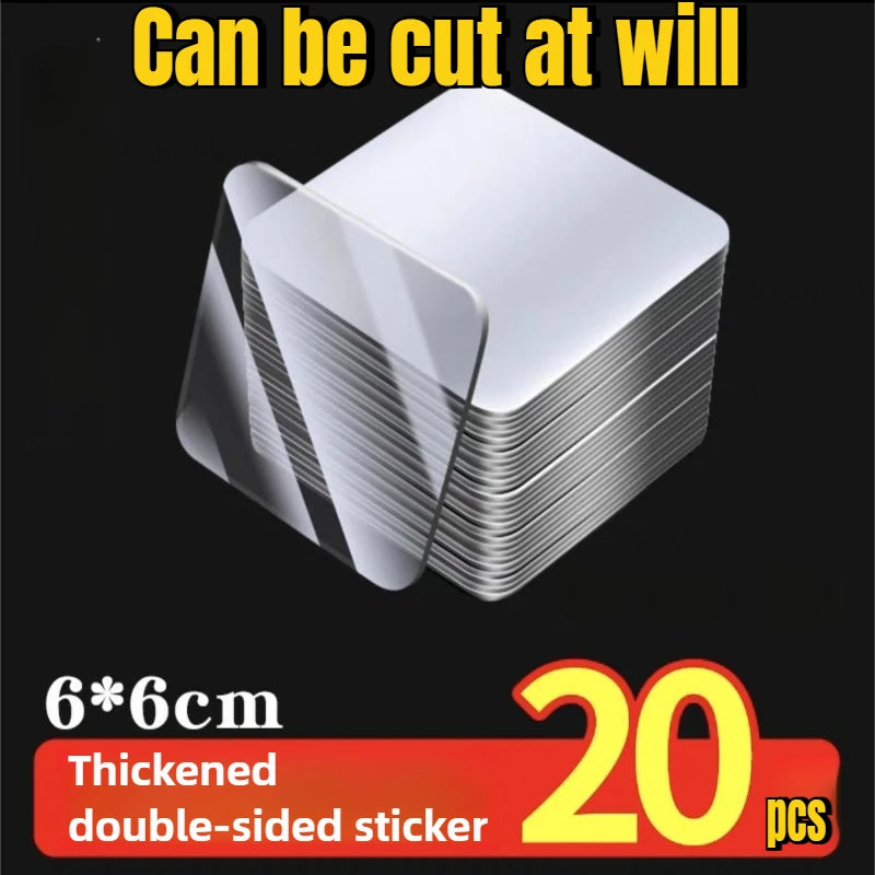 Ruban Adhésif Double Face Nano Réutilisable Super Solide Transparent Autocollants Muraux Étanche Largement Utilisé Adhésif Mural