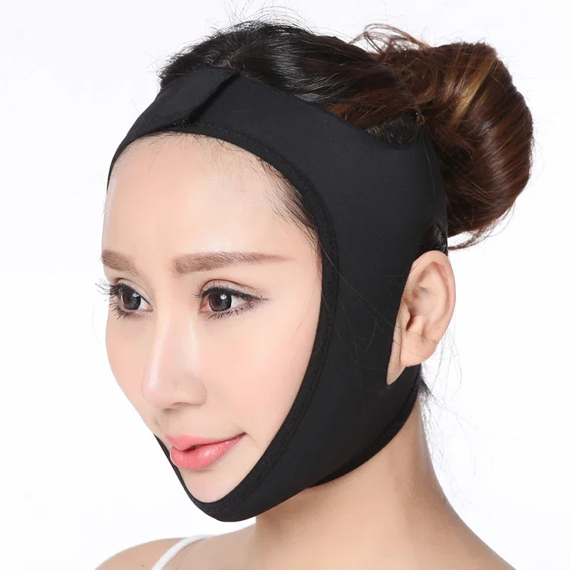 Bandeau amincissant élastique pour le visage, pour femme, pour le menton et les joues, ceinture de levage, sangle faciale anti-rides, outils d'amincissement du visage.