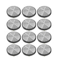Motoforti Lot de 6 paires de catadioptres ronds universels en plastique rouge M6 x 1,0 de 56 mm de diamètre pour moto et vélo