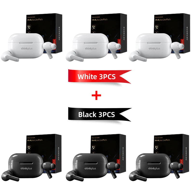 Casque Bluetooth Thinkplus TWS original Écouteurs étanches Intra-auriculaires Écouteurs stéréo HD Casque sans fil Bluetooth avec micro