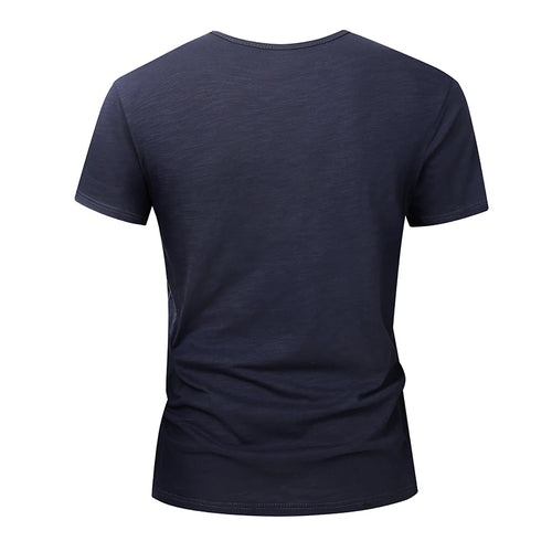 T-shirt homme 100% Coton Été Manches Courtes Hauts Tee Noir Blanc Vêtements Homme Doux Haute Qualité T-shirt Homme Décontracté