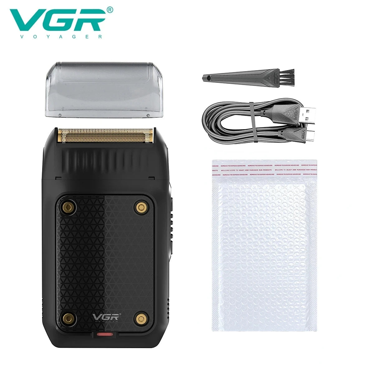 Rasoir Original VGR Rasoir professionnel Rasoir électrique Rasoir portable Tondeuse à barbe Rasoir rechargeable Mini rasoir Homme V-353