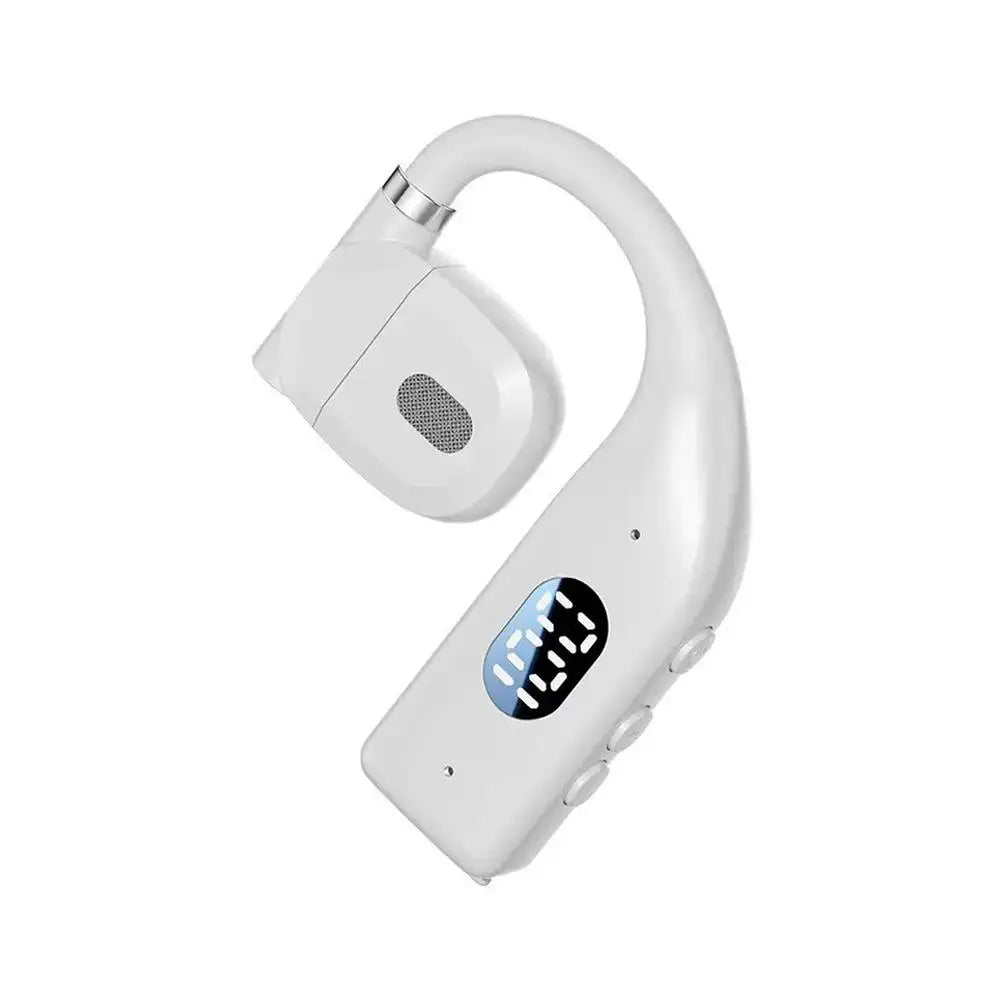 Écouteurs sans fil Bluetooth 5.4 avec crochets d'oreille Casque de jeu sportif Stéréo HiFi Réduction du bruit Écouteurs avec microphone