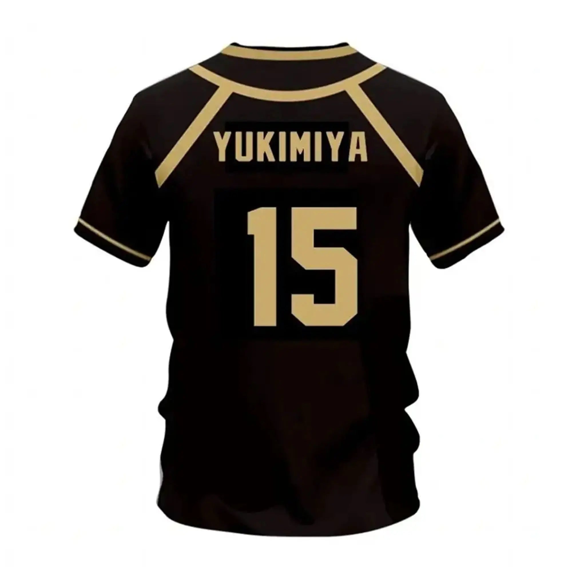 Maillot Futsal Motif VI Réplique Blue Lock Anime Bastard Munich T-shirt Homme/Femme Été Décontracté Sportif