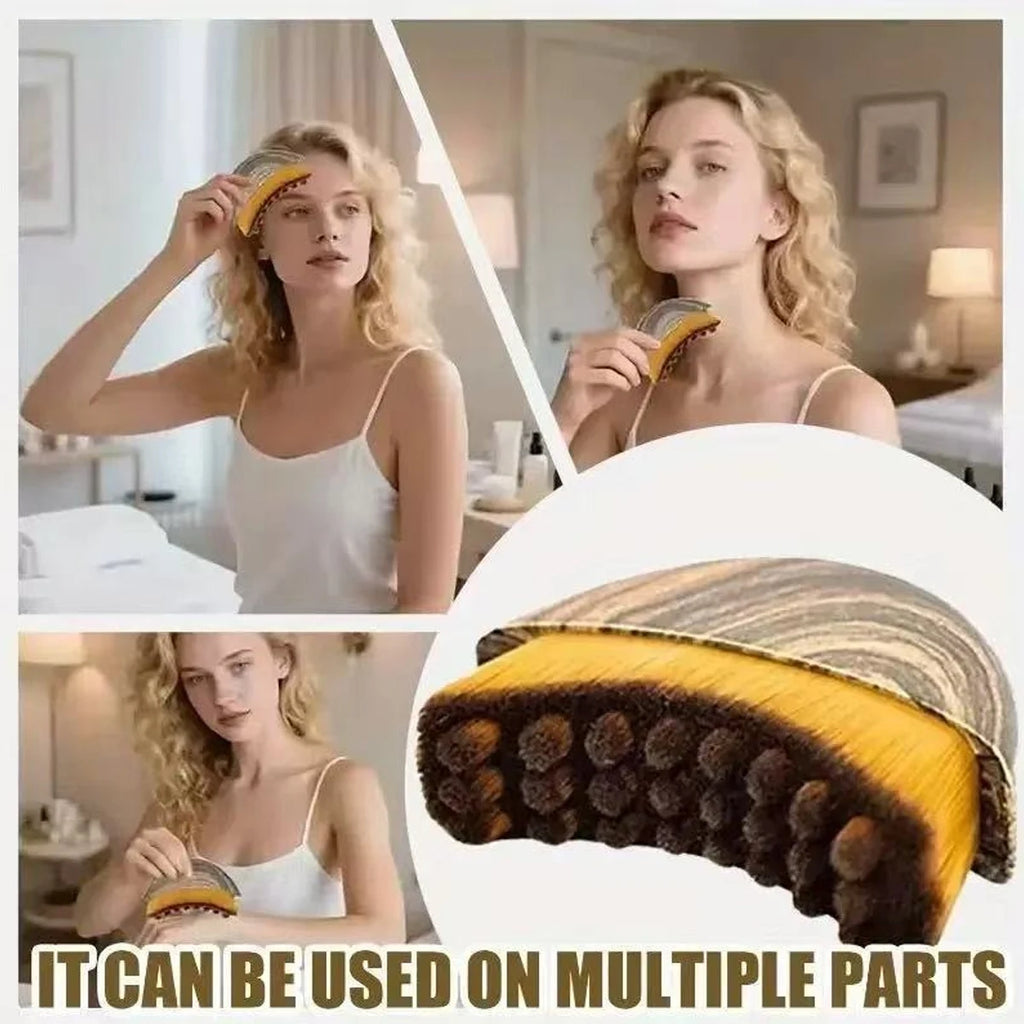 1 Lymphatic Shaping Facial and Body Massage Brush - a Lymphatic Drainage Massager for Shaping Facial, Chin, and Jaw Lines. Ergonomically Designed to Fit the Skin Precisely, It Relieves Fatigue. Comes with a Storage Box. Featu