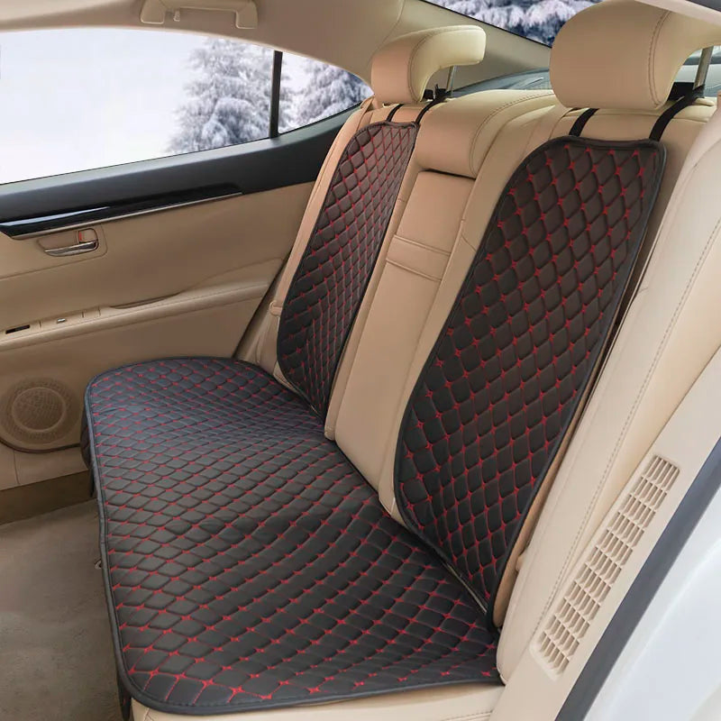 Housse de siège de voiture en cuir PU SEAMETAL, protecteur de siège avant arrière de voiture, coussins étanches pour dossier, quatre saisons pour accessoires automobiles