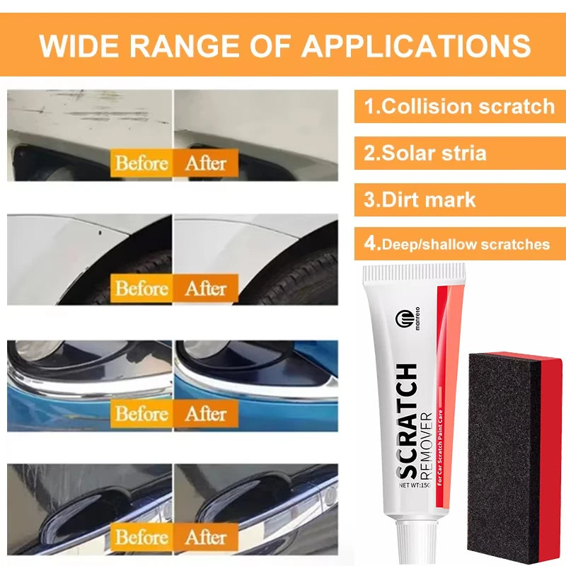 Car Scratches Remover  Car Body Paint Care Auto Remove Scratch Repair Broken Paint Smooth Anti Scratch Wax Auto Body Grinding