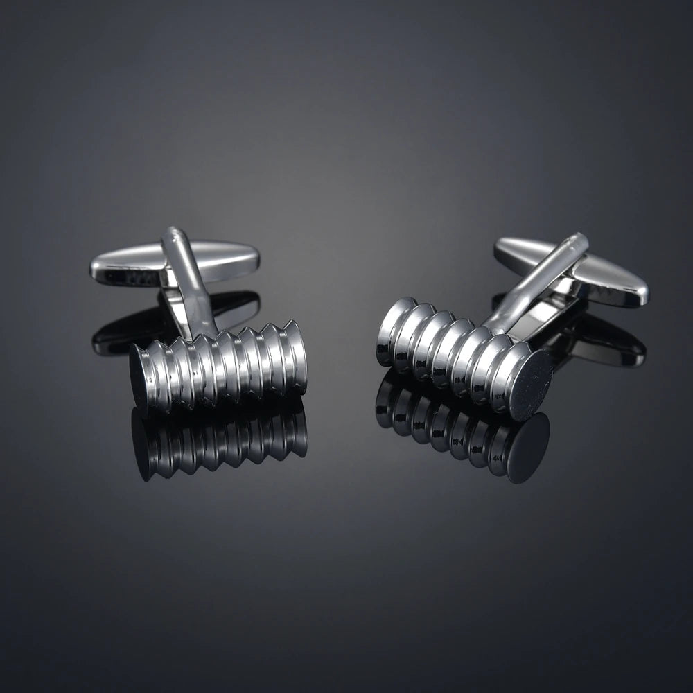 Boutons de manchette de qualité en tissu avec motifs de fleurs et de cheval doré, gemelos pour chemise française