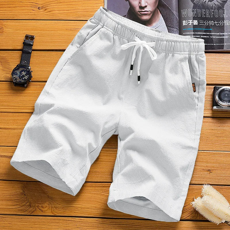 Shorts d'été décontractés grande taille pour hommes, pantalon de plage, sport, course, short droit, pantalon de survêtement fin, short décontracté ample
